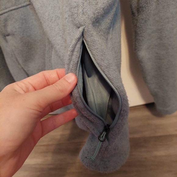 Marmot Drop Line Casual Fleece Jacket, Blue Agave, sz M, Full Zip - Picture 5 of 11